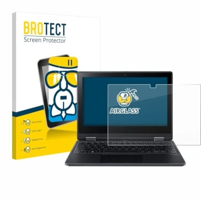 Abbildung von BROTECT Schutzglas für Acer TravelMate Spin B3 Schutzfolie Panzer Folie Glas [Extrem Kratzfest 9H, Anti Fingerprint, Ultra Transparent]