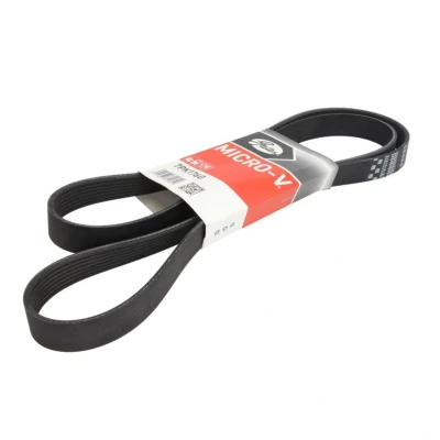 Abbildung von GATES 7PK1760 Keilrippenriemen 1760 7 Polyester, EPDM (Ethylen Propylen Dien Kautschuk) RoadMax Value Line HONDA: CIVIC Hatchback