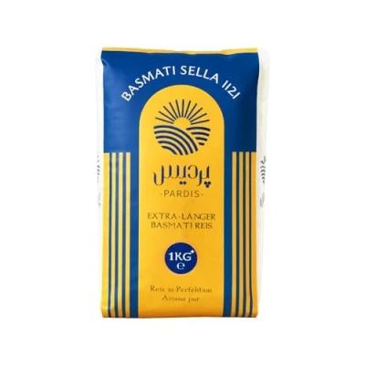 Abbildung von Pardis 2er Pack Basmati Reis 1 kg wiederverschließbarer Beutel Premium Extra Langkorn aus Indien aromatisch, locker, duftend vegan &amp; glutenfrei