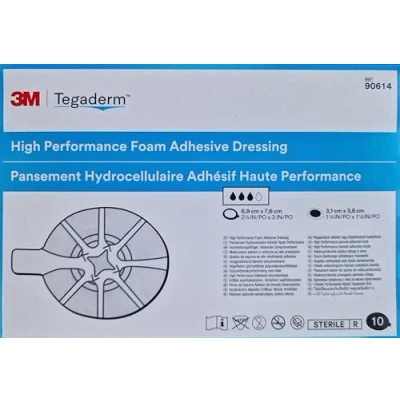 Abbildung von Tegaderm Foam Adhesive 6,9x7,6 cm oval 9 10 St