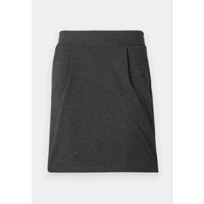 Abbildung von ICHI Ihkate SK Minirock, Damen, Größe: Medium, Dark grey melange
