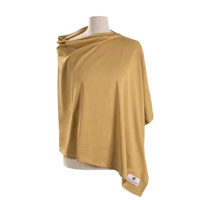 Abbildung von Julius Zöllner Stilltuch aus 100 Prozent Jersey Baumwolle, OEKO TEX STANDARD 100, Made in Germany, uni cinnamon
