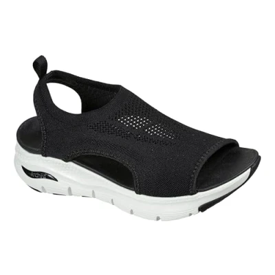 Abbildung von Skechers Damen Sandals, Black, 39 EU