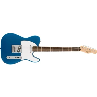 Abbildung von Squier by Fender Affinity Series Telecaster, E Gitarre, Lorbeergriffbrett, Weiße Schlagplatte, Placid Blue