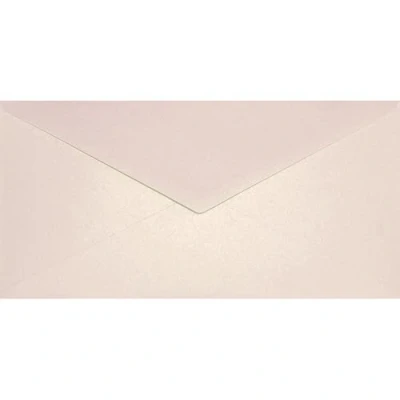 Abbildung von Netuno 25 Briefumschläge Perlmutt Rose Gold DIN lang 110x 220 mm 120g Aster Metallic Candy Pink lange Umschläge DL elegant metallisch glänzend Briefkuverts schön hochwertig