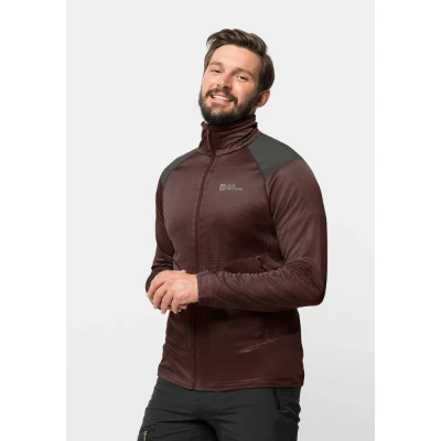 Abbildung von Jack Wolfskin Kammweg FZ M Trainingsjacke, Herren, Größe: Medium, Atacama red