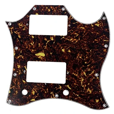 Abbildung von KAISH American Standard SG Full Face Pickguard Guitar Pick Guard for USA Special Dark Tortoise