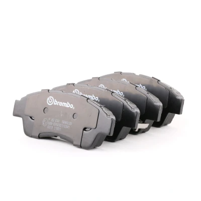 Abbildung von BREMBO P 83 034 Bremsbelagsatz mit akustischer Verschleißwarnung ohne Zubehör TOYOTA: Corolla VIII Compact, Camry III Limousine, RAV4 I SUV