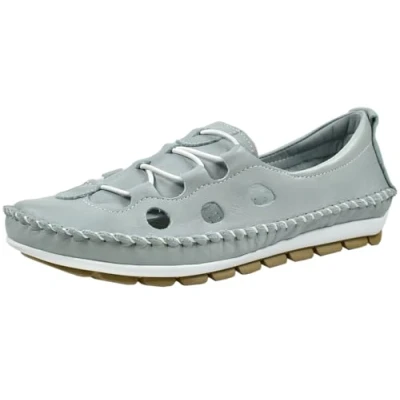Abbildung von Gemini Sahra Slipper, Damen, Größe: 40, Baby blue Leder