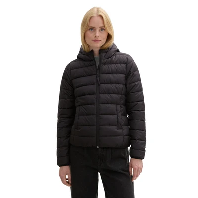Abbildung von TOM TAILOR Denim Steppjacke, mit Kapuze, Kapuze