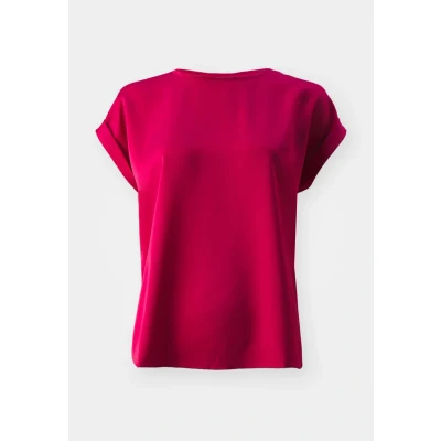 Abbildung von VILA Viellette S/S NOOS Bluse, Damen, Größe: 34, Cerise
