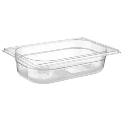 Abbildung von APS 82028 GN 1/4 Polycarbonat Behälter, 26, 5 x 16, 2 6, cm 1.7 ltr.