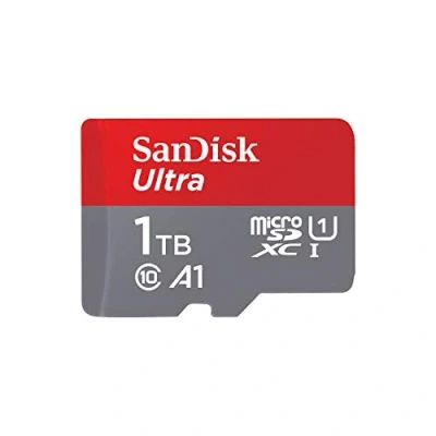 Abbildung von Sandisk microSDXC Ultra 1TB Speicherkarte (1000 GB, UHS I Class 10, 150 MB/s Lesegeschwindigkeit)