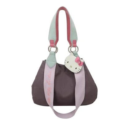 Abbildung von Fritzi aus Preussen Damen Hello Kitty Izzy Mini Canvas Purple Cat Shopper