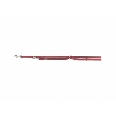 Abbildung von Trixie Hundeleine Premium Verstellbar Sangria Rot 200X2 cm (451187)
