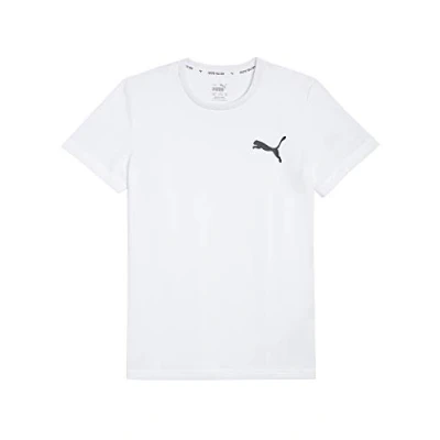 Abbildung von Puma Active Small LOGO Unisex Tshirt basic für Kinder, Größe: 128, White