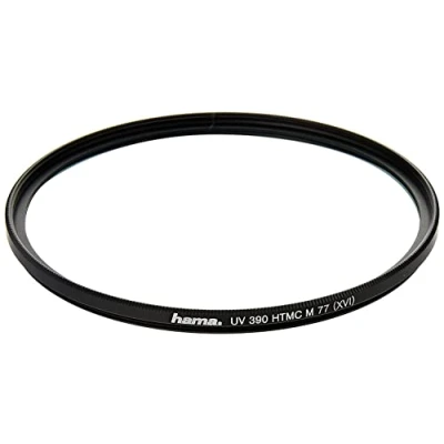 Abbildung von Hama UV und Schutz Filter, 8 fach Vergütung, Für 77 mm Foto Kameraobjektive, HTMC, 390