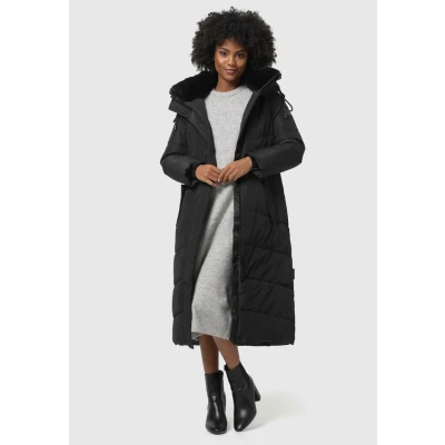 Abbildung von Navahoo Hingucker XIV Wintermantel, Damen, Größe: XS, Black