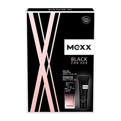 Abbildung von MEXX Geschenkpackung Black Woman Eau de Toilette 30 ml + Duschgel 50ml