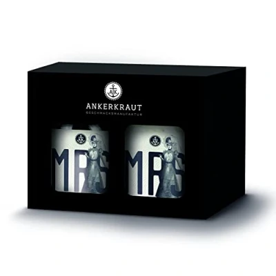 Abbildung von Ankerkraut Hochzeits Box, Salz + Pfeffer als Geschenk, im Korkenglas (Mrs. &amp; Mrs.)