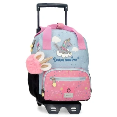 Abbildung von Enso Dreams Come True Vorschulrucksack mit Trolley, mehrfarbig, 23 x 28 10 cm, Polyester