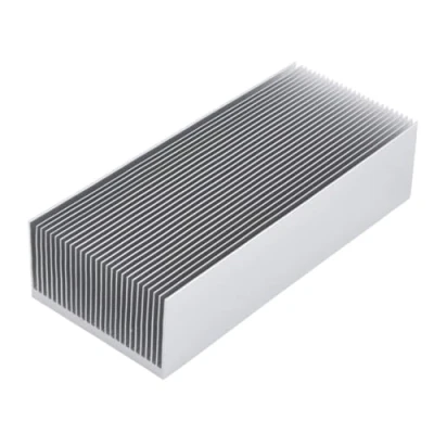 Abbildung von Awxlumv Großer Aluminium Kühlkörper, 180 x 69 36 mm, Hochleistungs Diffusionskühlmodul, Kühler, 27 Lamellen, Heizkörper für LED Verstärker, Transistor, Halbleiter, PC, Computer, PCB