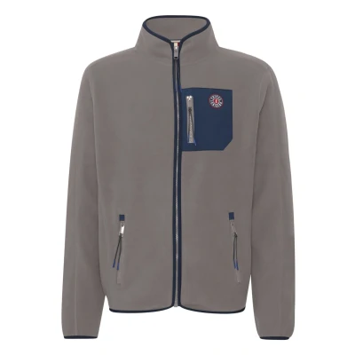 Abbildung von FQ1924 Fqluis Fleecejacke, Herren, Größe: 3XL, Steel gray