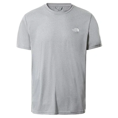 Abbildung von The North Face Reaxion CREW Sport Tshirt, Herren, Größe: Large, Mid grey heather