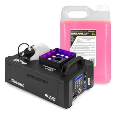 Abbildung von BeamZ BLAZE800 Nebelmaschine mit Nebelfluid CO2 Effekt horiz./verti. 12x 4W RGBA LEDs