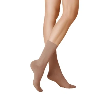 Abbildung von KUNERT Damen Liz druckfreier Bund Socken, Bronze 1440, 35/38