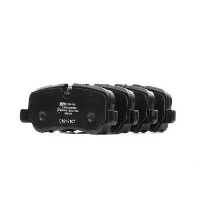 Abbildung von VALEO 302405 Bremsbelagsatz Hinterachse exkl. Verschleißwarnkontakt mit Anti Quietsch Blech LAND ROVER: Range Rover Sport, 3, Discovery 4