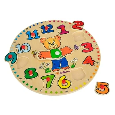 Abbildung von Eichhorn 100005408 Einlegepuzzle, Mix und Match, Puzzle mit 30 Steckteilen, 26x22cm, FSC 100% Zertifiziertes Lindensperrholz