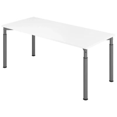 Abbildung von HAMMERBACHER höhenverstellbarer Schreibtisch VYS19/M/G beton