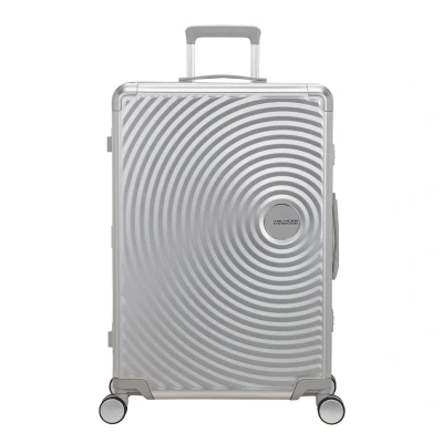 Abbildung von American Tourister Soundbox Alu Spinner 77/28 TSA silver Hartschalenkoffer