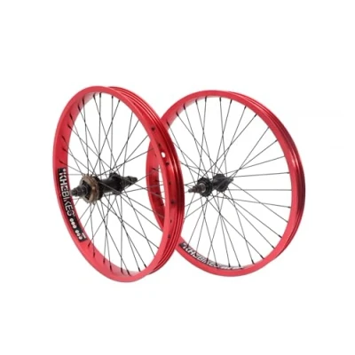 Abbildung von BMX Laufradsatz KHE PRISM 20 Zoll rot