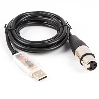 Abbildung von FTDI USB Rs485 XLR Dmx512 Bühnenbeleuchtung Ausrüstung Controller Kabel DIY für SGM Dmxking Dmxcontrol Freestyler Download (Länge: 5 m)