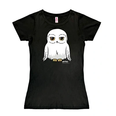 Abbildung von Logoshirt Hedwigprint Tshirt print, Damen, Größe: XS, Schwarz