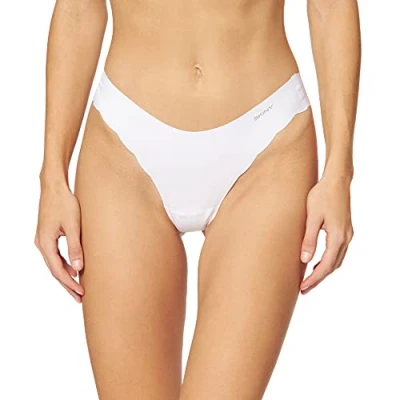 Abbildung von Skiny Damen Micro Essentials 085684 String, Weiß, 40 EU