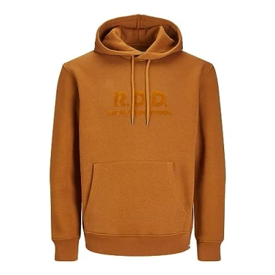 Abbildung von R.D.D. Royal Denim Division Aiden Kapuzenpullover, Herren, Größe: XL, Caramel cafã