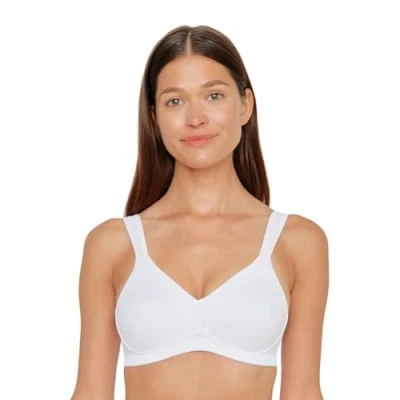 Abbildung von Susa Comfort Topsy OHNE BÜGEL Tshirt BH, Damen, Größe: 75E, Weiß