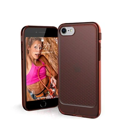 Abbildung von Apple iPhone SE (2022) Hülle Silikon UAG Soft Case/Backcover Handyhülle Orange Shockproof/Stoßfest