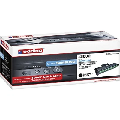 Abbildung von edding Tonerpatrone Tonerkassette ersetzt Samsung MLT D1042S 1500