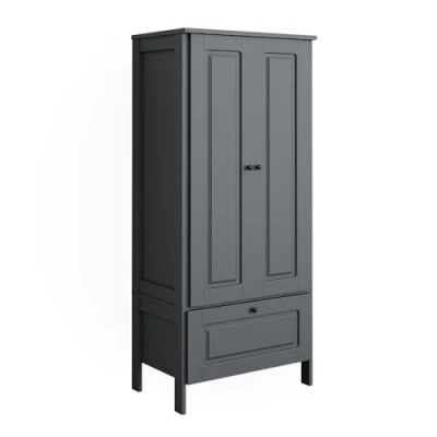 Abbildung von VitaliSpa Kinderkleiderschrank Ajaton, Grau, 83.3 x 187 cm