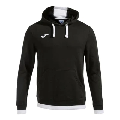 Abbildung von Joma Unisex 5XS Kapuzenpullover Komfort II, Schwarz/Weiß, XXXXXXS