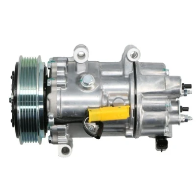 Abbildung von THERMOTEC KTT090240 Kompressor SD7C16 12 PAG 46 R 134a PEUGEOT: 308 I Schrägheck, SW, 307 CITROËN: C4 Grand Picasso, Picasso 1