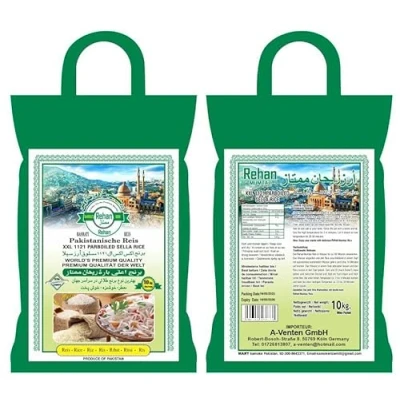 Abbildung von Basmati Reis 10 kg Rehan aus Pakistan 1121 Parboiled Sella Rice