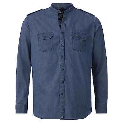 Abbildung von Jan Vanderstorm Hemd, Herren, Größe: 7XL, Blau