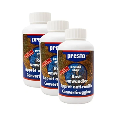 Abbildung von Presto 3X 603086 ROSTUMWANDLER GRUNDIERUNG Fahrzeuge Maschinen ANLAGEN 250 ml