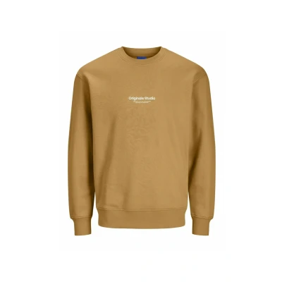 Abbildung von Jack &amp; Jones Jorvesterbro CREW NECK Sweatshirt, Herren, Größe: XS, Honey yellow