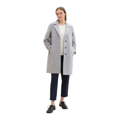 Abbildung von TOM Tailor Kurzmantel, Damen, Größe: Small, Medium silver grey melange